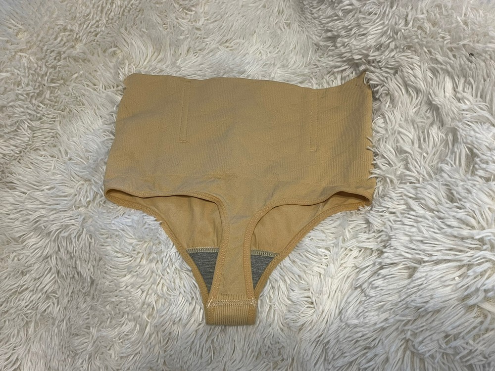 NWT Werena Underwear Thong Tummy Shaper Panty: Beige, Size: Small C