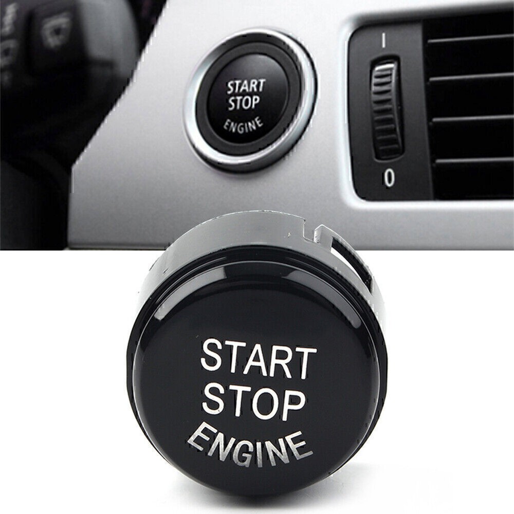 Silver Engine Start Stop Switch Button Cover Without OFF FIT BMW F10 F15 F16 F22