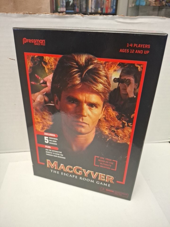 MacGyver - The Escape Room Game - 5 Missions 1-4 Players, Used, Great Condition