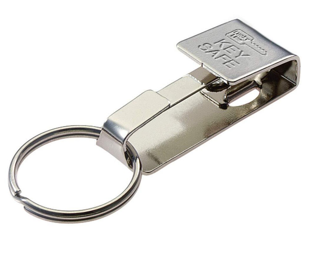 Lucky Line Key Safe Slip-On 2” Wide Belt Key Ring - Heavy Duty Belt Key Clip ...