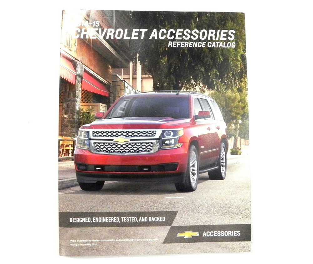 2014-15 Chevrolet OEM Dealer Accessories Catalog Illustrated Guide  