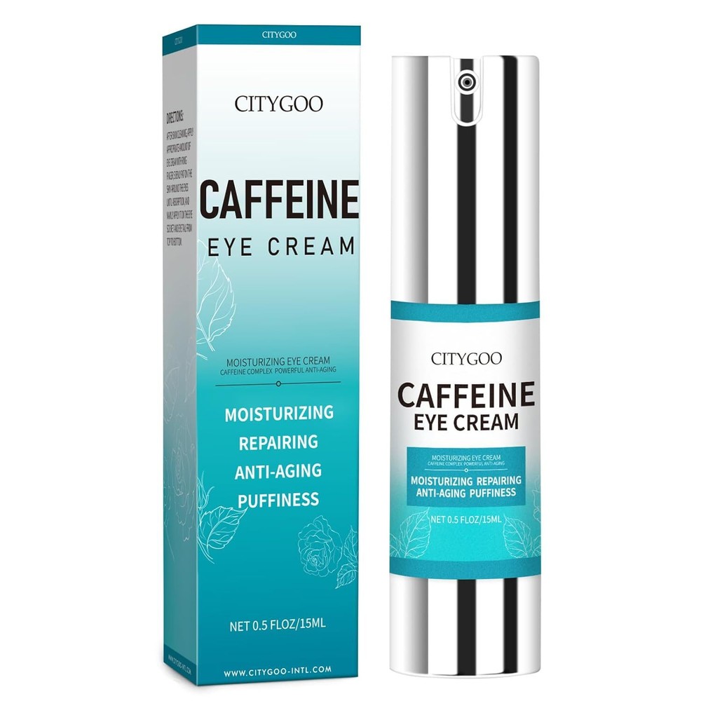 CITYGOO Caffeine Eye Cream for Dark Circles: Reduce Wrinkles...