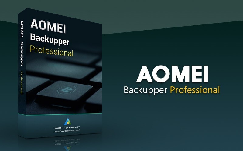 Aomei BackUpper Professional  1-pc LifeTime   DVD