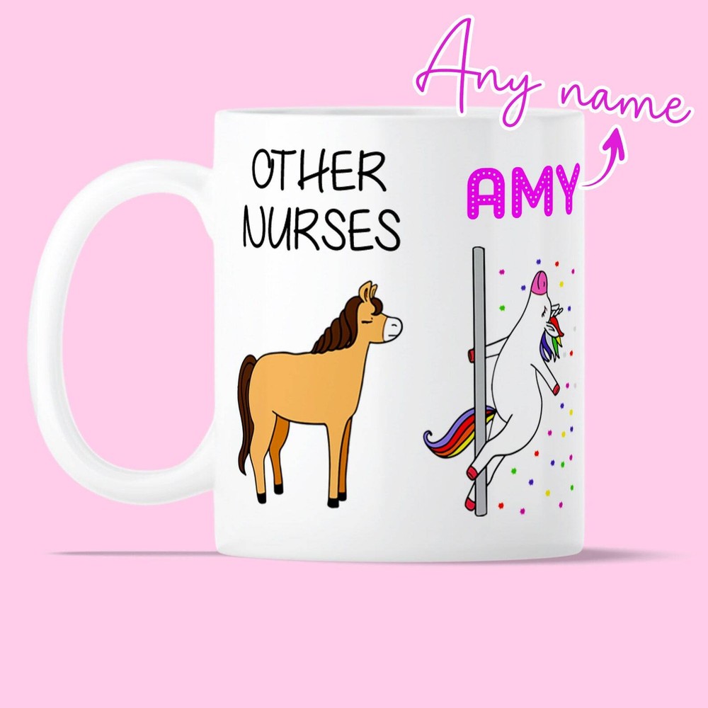 Funny Nurses Mug Gift Coaster & Card Nurse Mug Gift For Women Coaster Greeti