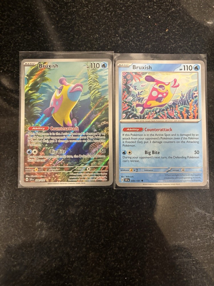 Bruxish 200/191 Illustration Rare Surging Sparks Pokemon TCG Card