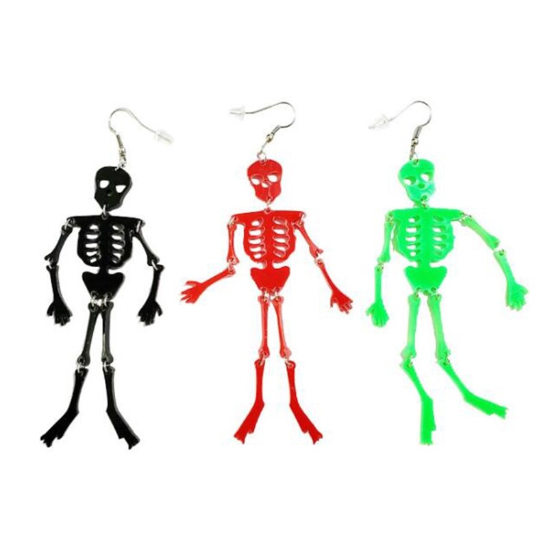 UV Crystal Resin Skeleton Eardrop Silicone Mold for DIY Earrings