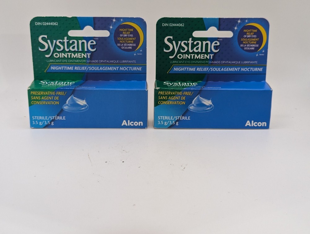 2X! Systane Lubricant Eye Ointment Nighttime Protection Relief (2 Pack)