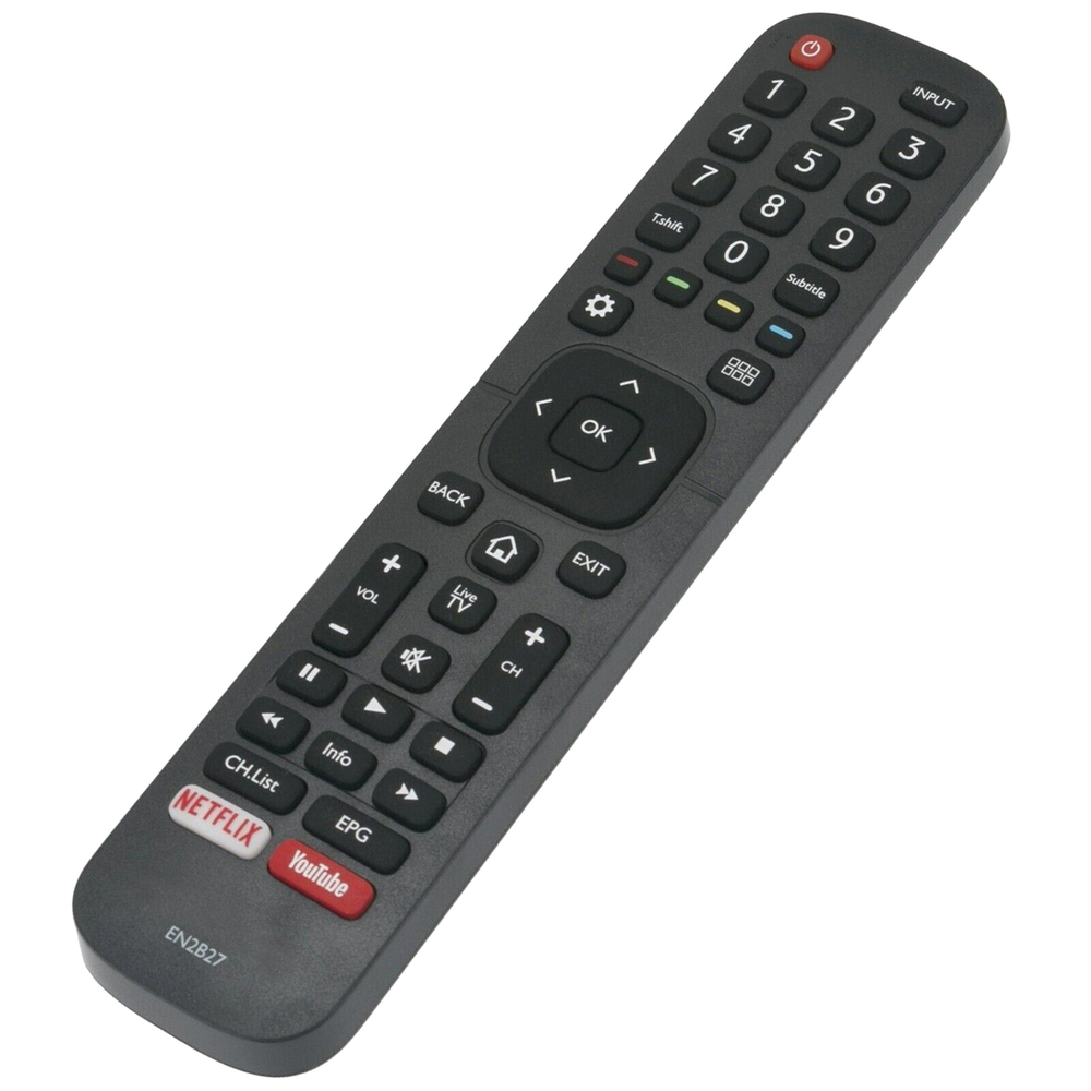 EN2B27 Replaced Remote for Hisense TV 43N3000UW 65K321UW 32K3110W 40K3110PW