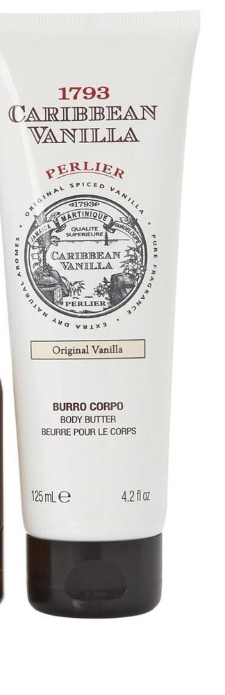 Perlier Caribbean Vanilla Body Butter 4.2 oz Sealed Tube Original Formula