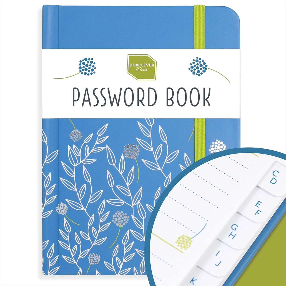 Secure Password Logbook – Organize & Protect All Your Login Details-image