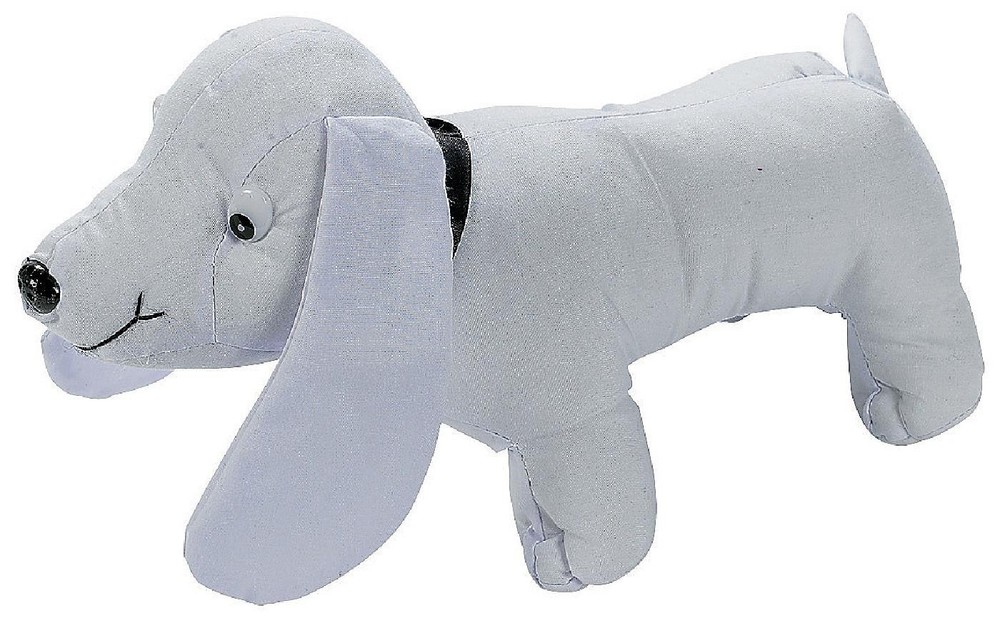 White Graduation Dog Plush with Cap - 11