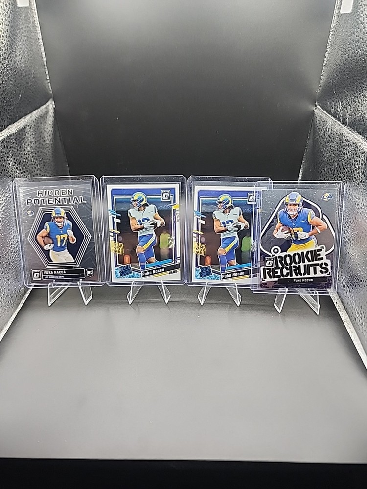 2023 Donruss Optic Puka Nacua 4-Card Lot NFL Collection