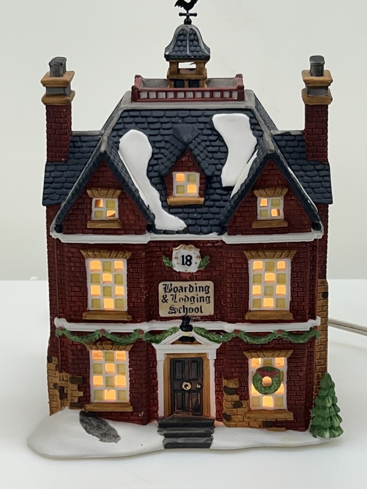 Dept 56 Boarding Lodging School Heritage Village Retired Collectible #5809-2  