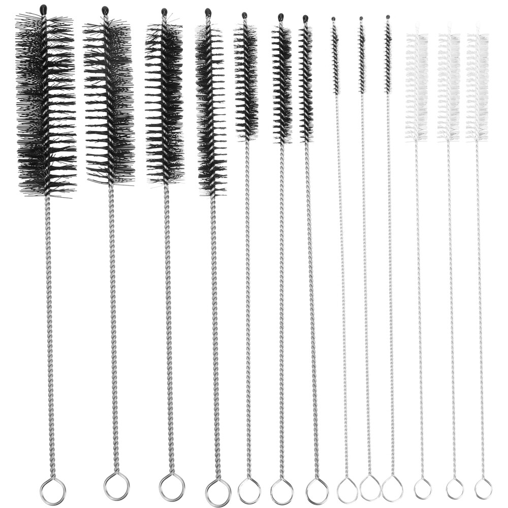 13PCS Drinking Straw Cleaner Brush Long Pipe Cleaners Straw Cleaning Brushes