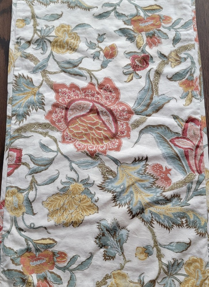 Pottery Barn Cynthia Palampore Bright Big Floral King Sham Pillowcase