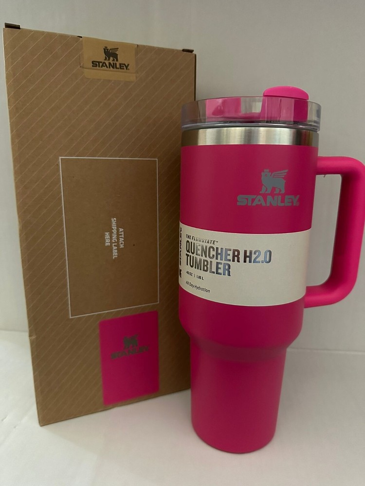 STANLEY 40oz H2.0 FlowState Quencher Tumbler in Pink Brand New