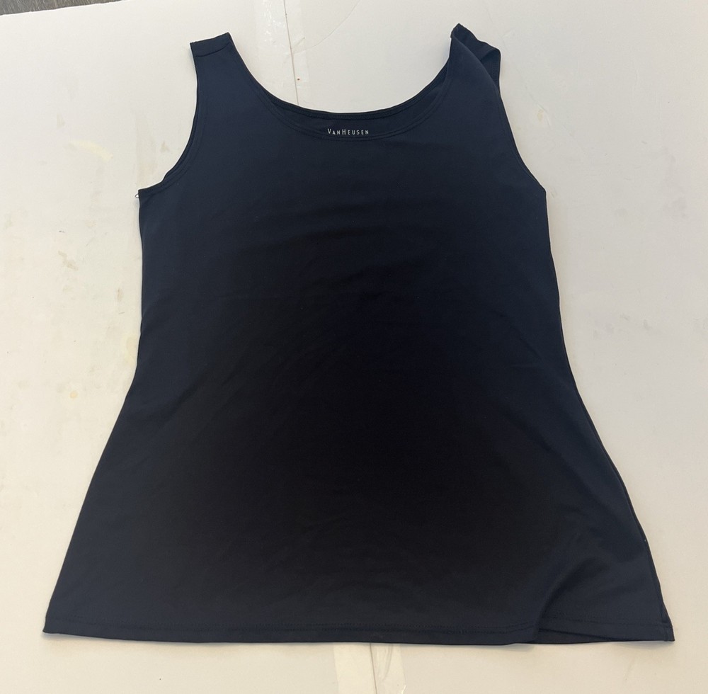 Vanheuson Spandex Nylon Black Layering Shapewear Top for Slimming Comfort