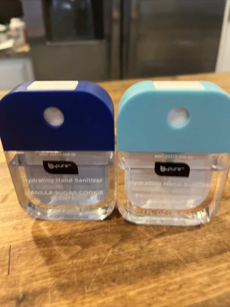 B Pure Hydrating Hand Sanitizer Duo - Frosted Coconut & Vanilla Sugar Cookie Scented