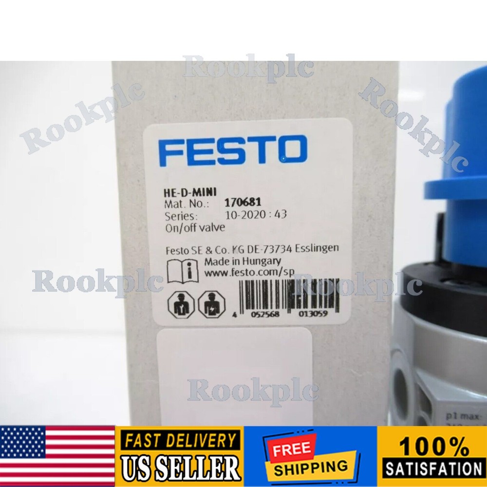 New Festo  170681 HE-D-MINI Shut off valve