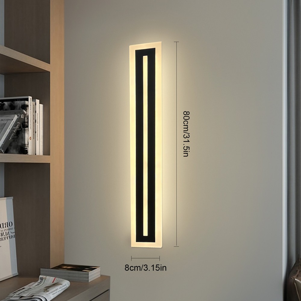 Modern Waterproof LED Strip Wall Light for Outdoor Sconce