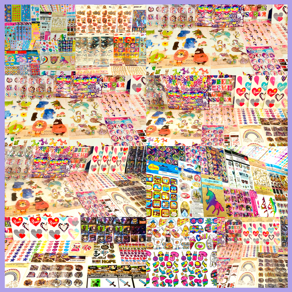 Stickers Collection Planner Craft Art Scrapbook Variety Of Themes | 1099+ Pcs.