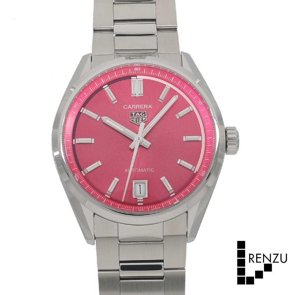 TAG Heuer Carrera Calibre 7 WBN2313 BA0001 Pink Men's Watch Pre-Owned