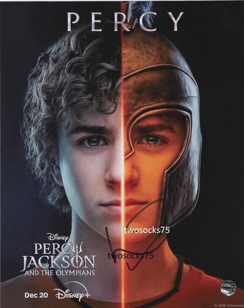 Percy Jackson and the Olympians - Walker Scobell Signed 8x10 reprint Photo #2