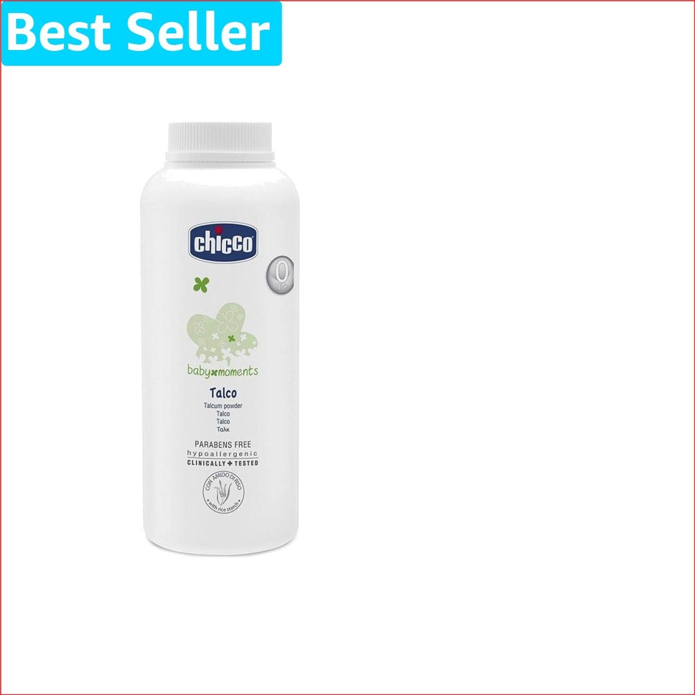 Soothing 150g Baby Talc with Natural Rice Starch for Gentle Protection