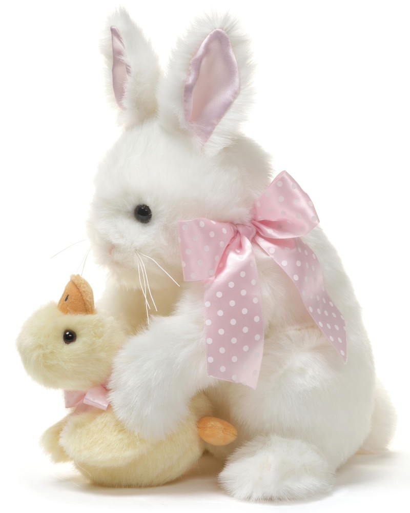 Bearington Bunny Hugs The Easter Stuffed Animals, 10 Inch Bunny Stuffed Anima...
