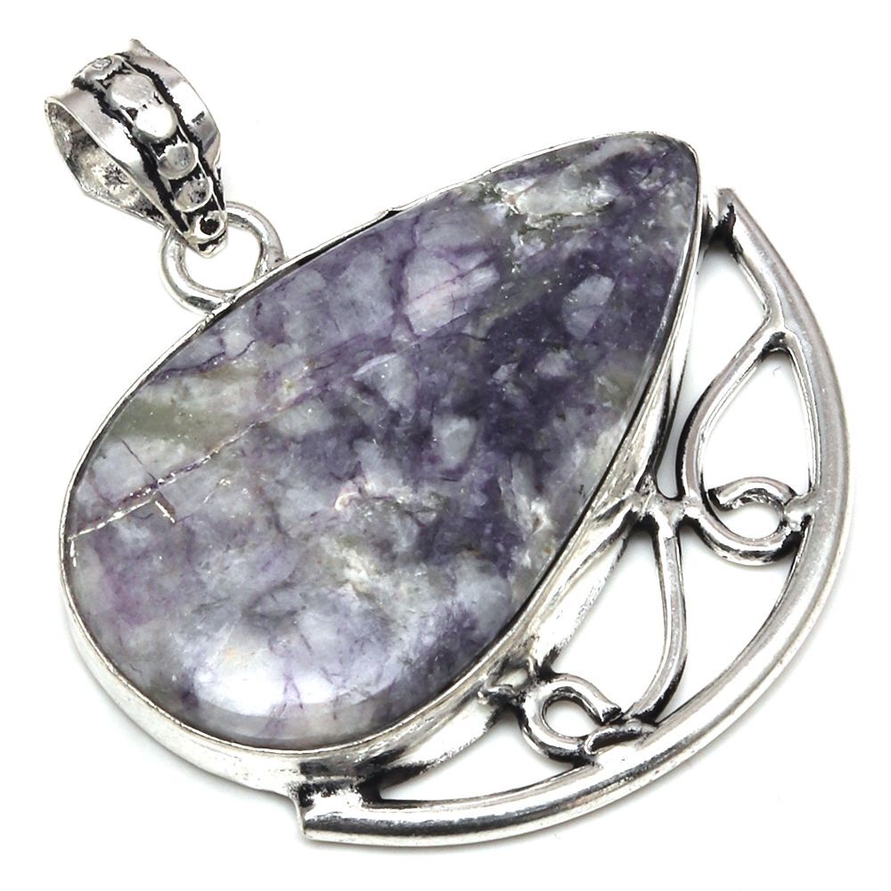 Necklace Tiffany Jasper Gemstone Handmade Gift For Her Jewelry 1.75