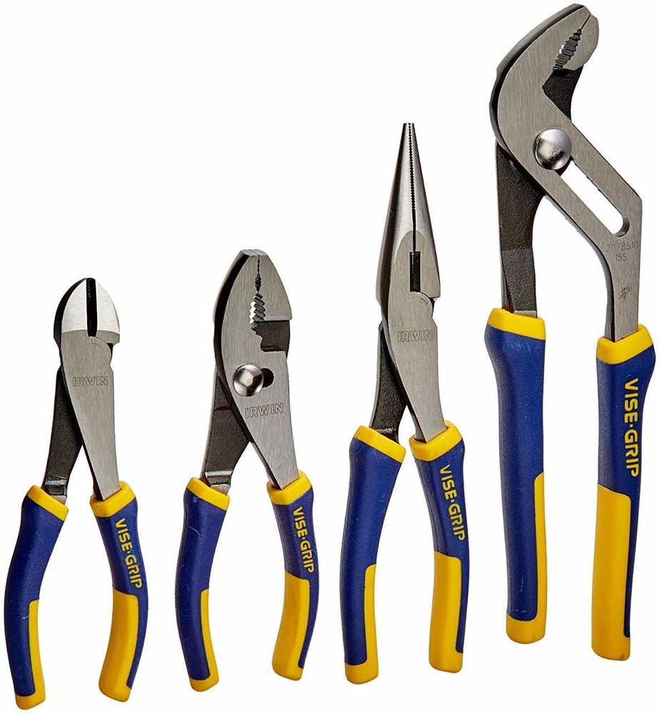 Irwin VISE-GRIP 2078707 Pliers Set, 4-Piece Traditional