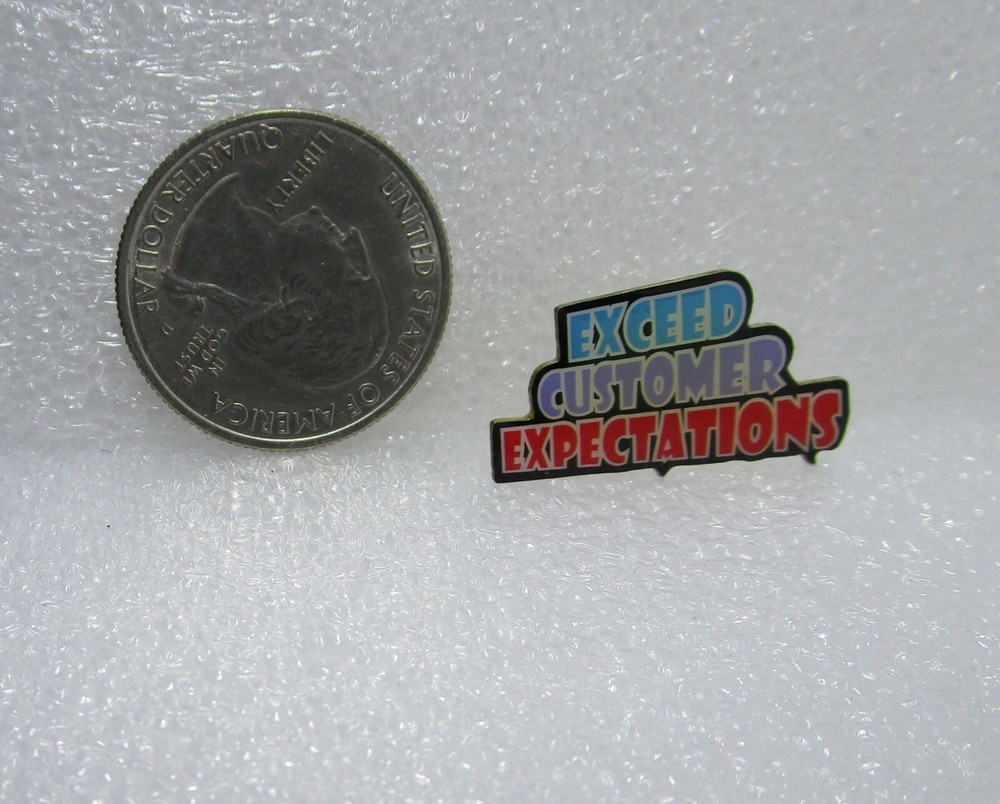 Exceed Customer Expectations Pin-image