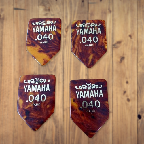 Yamaha .040 Hard Original Guitar Pick Set of 4 Limited Edition Rare Unused Free Shipping