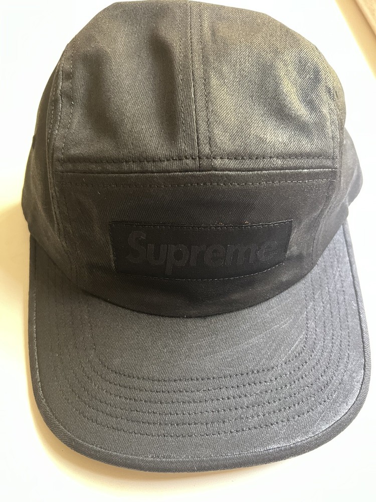 Supreme MM6 Maison Margiela Painted Camp Cap Black Brand New