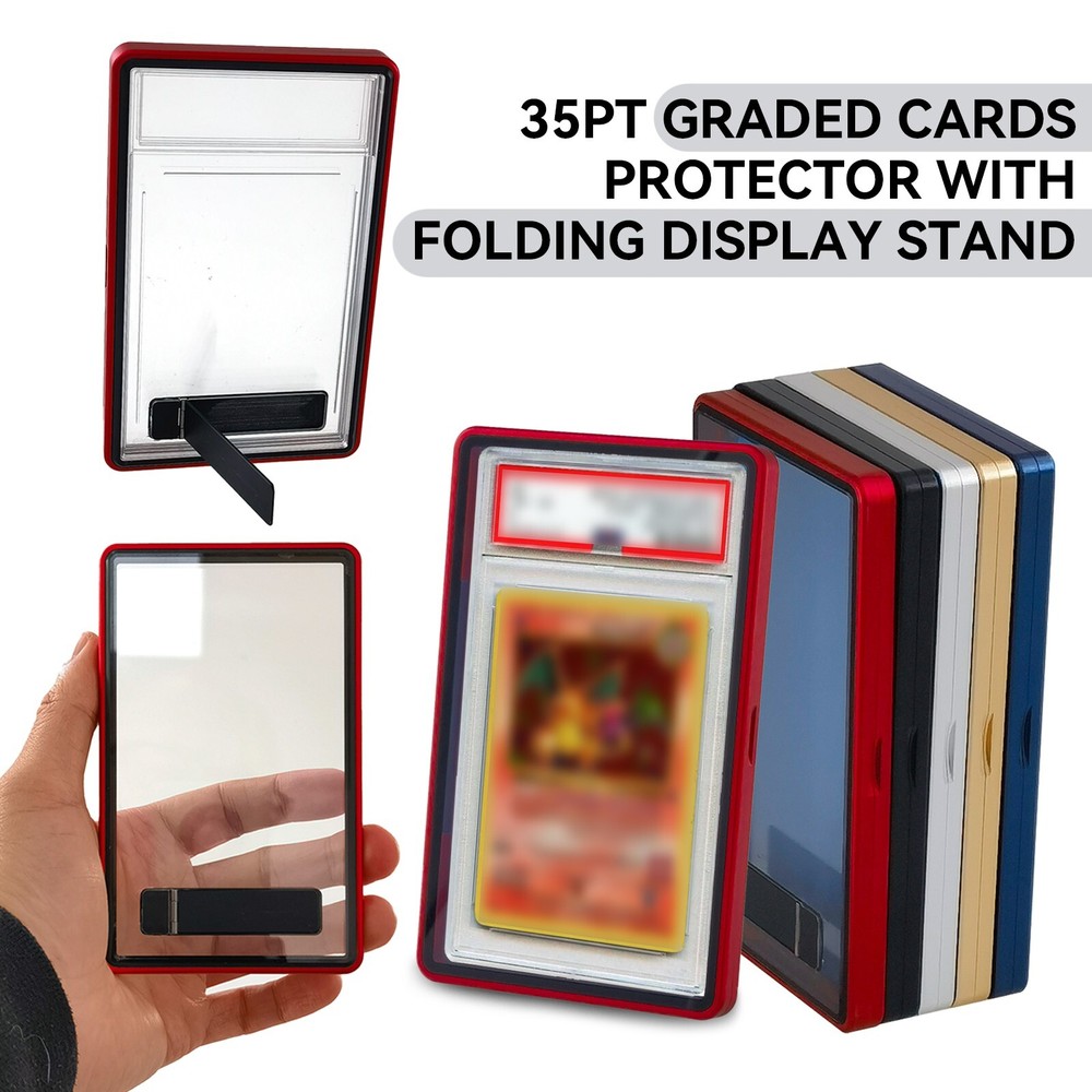 PSA Graded Card Protector Stackable Magnetic Metal Slab Case