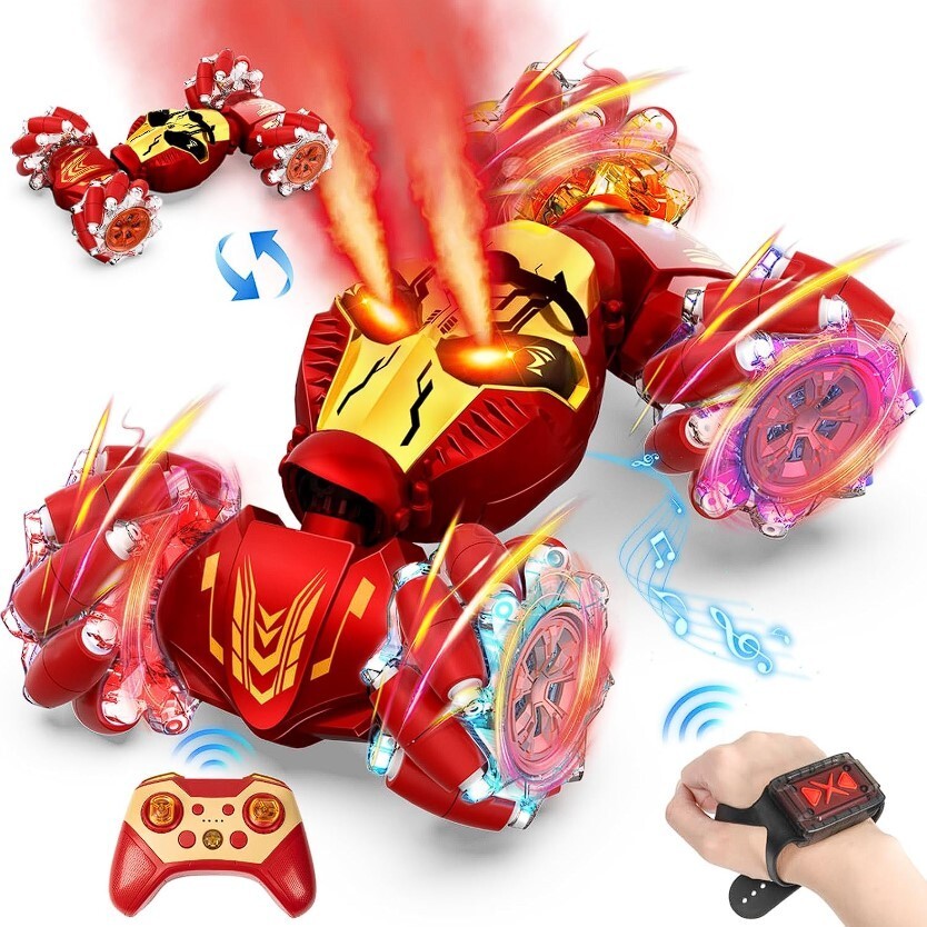 4WD Gesture Sensing RC Stunt Car with Spray Function