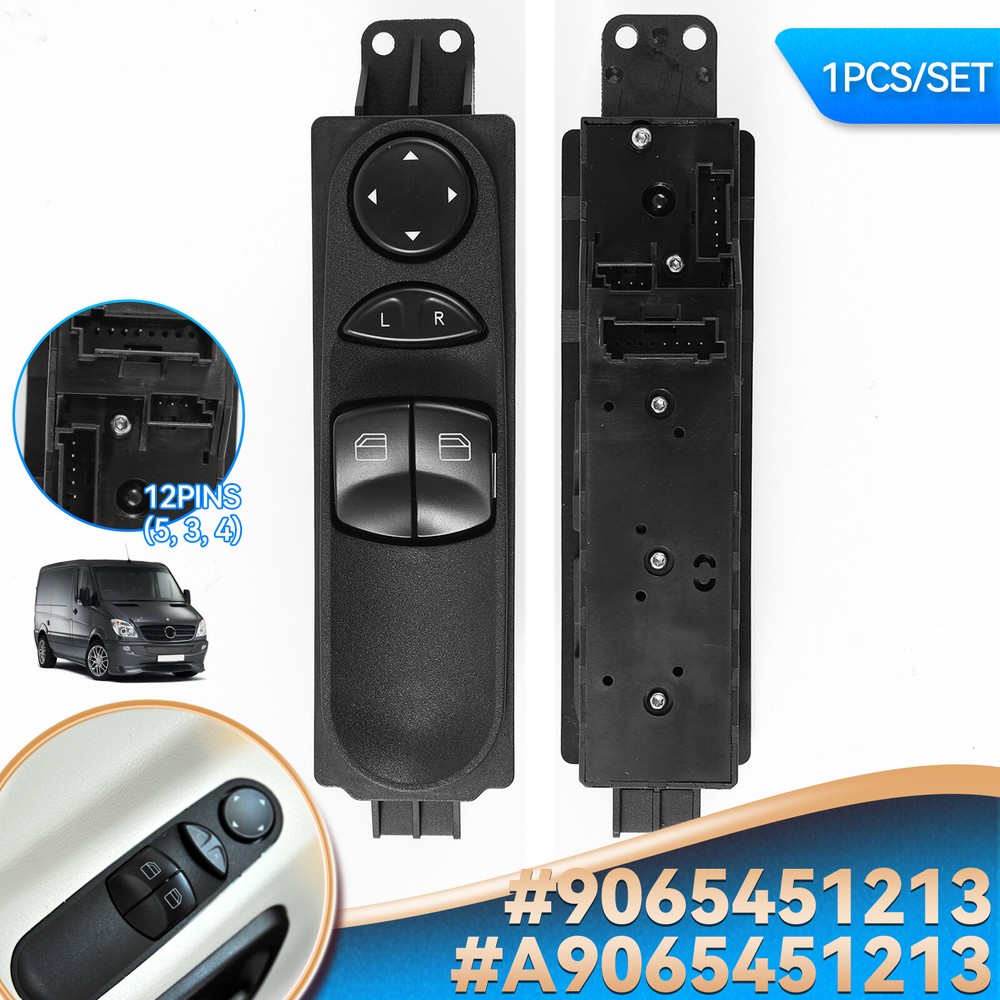 For Mercedes Benz Sprinter 2500 3500 Driver Side Master Window Control Switch;