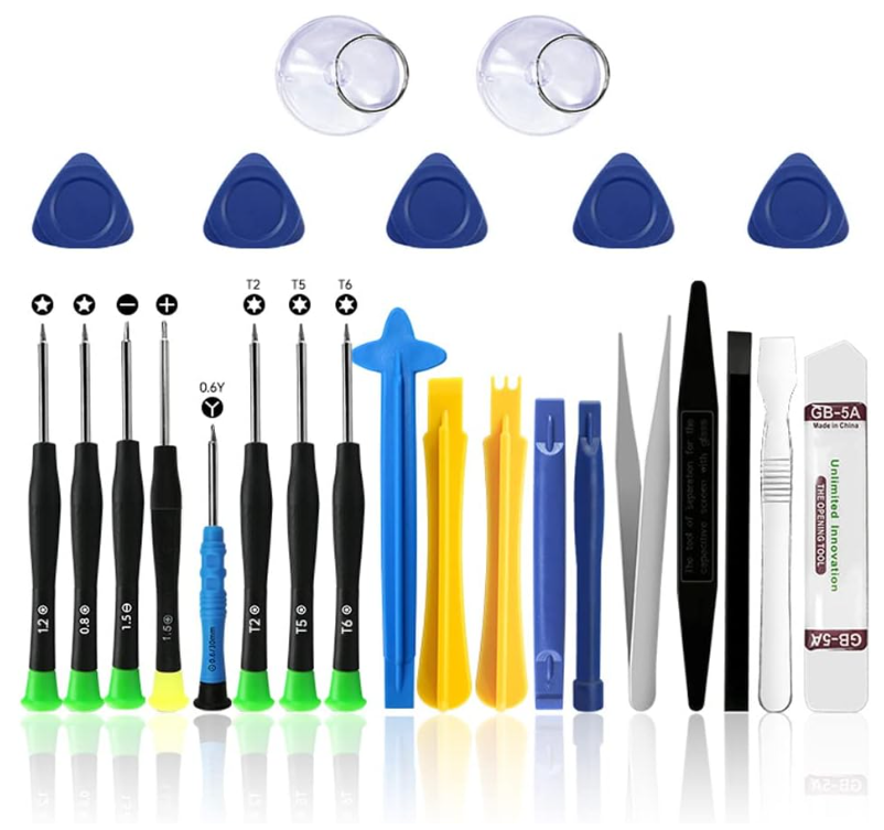25 piezas de destornilladores de precisión para reparar celulares