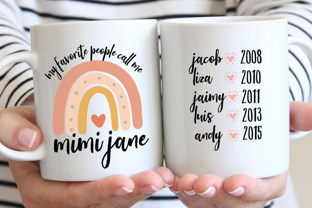 Personalized Mimi Coffee Mug Mimi Birthday Gift Mothers Day Gift For Mimi Custom