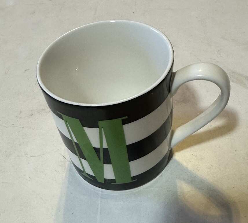 Kate Spade New York Lenox Ceramic Initial ‘M’ Coffee Mug 12 Oz.!!!