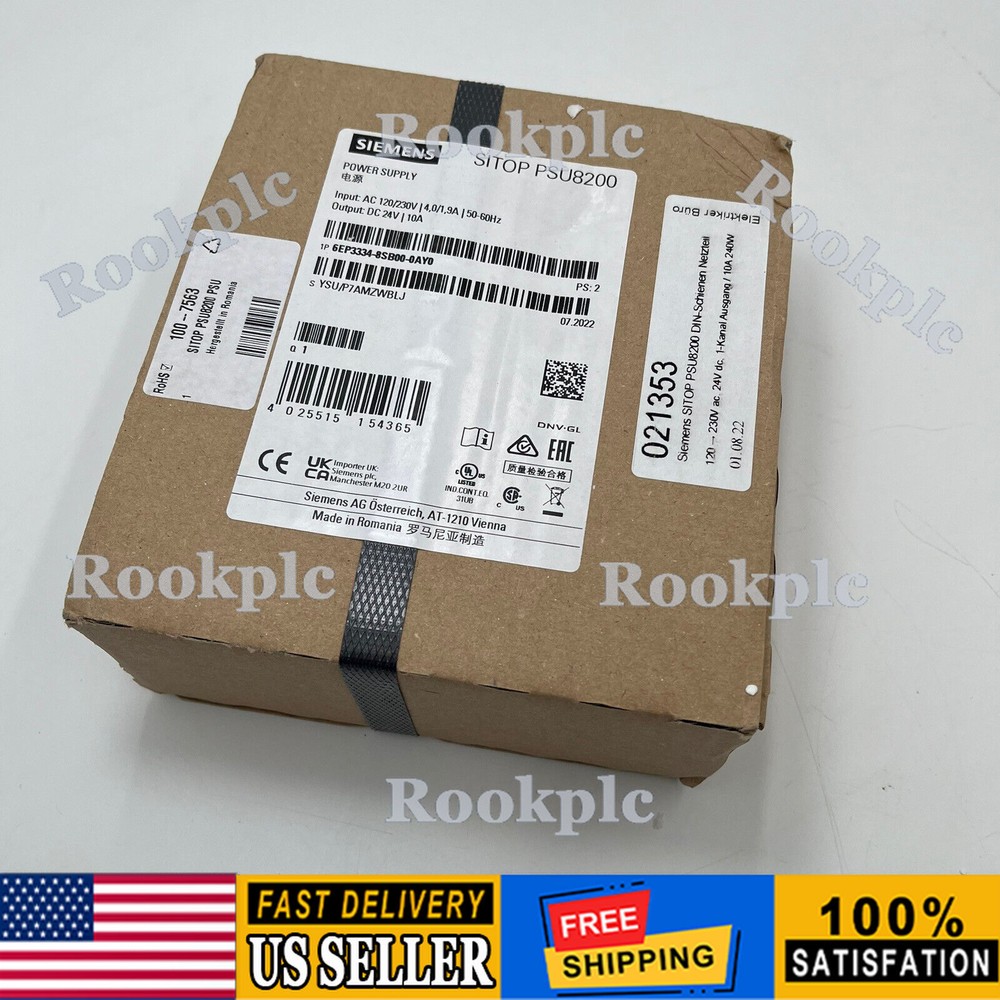 New Siemens SITOP PSU8200 Power Supply 6EP3334-8SB00-0AY0 6EP3 334-8SB00-0AY0
