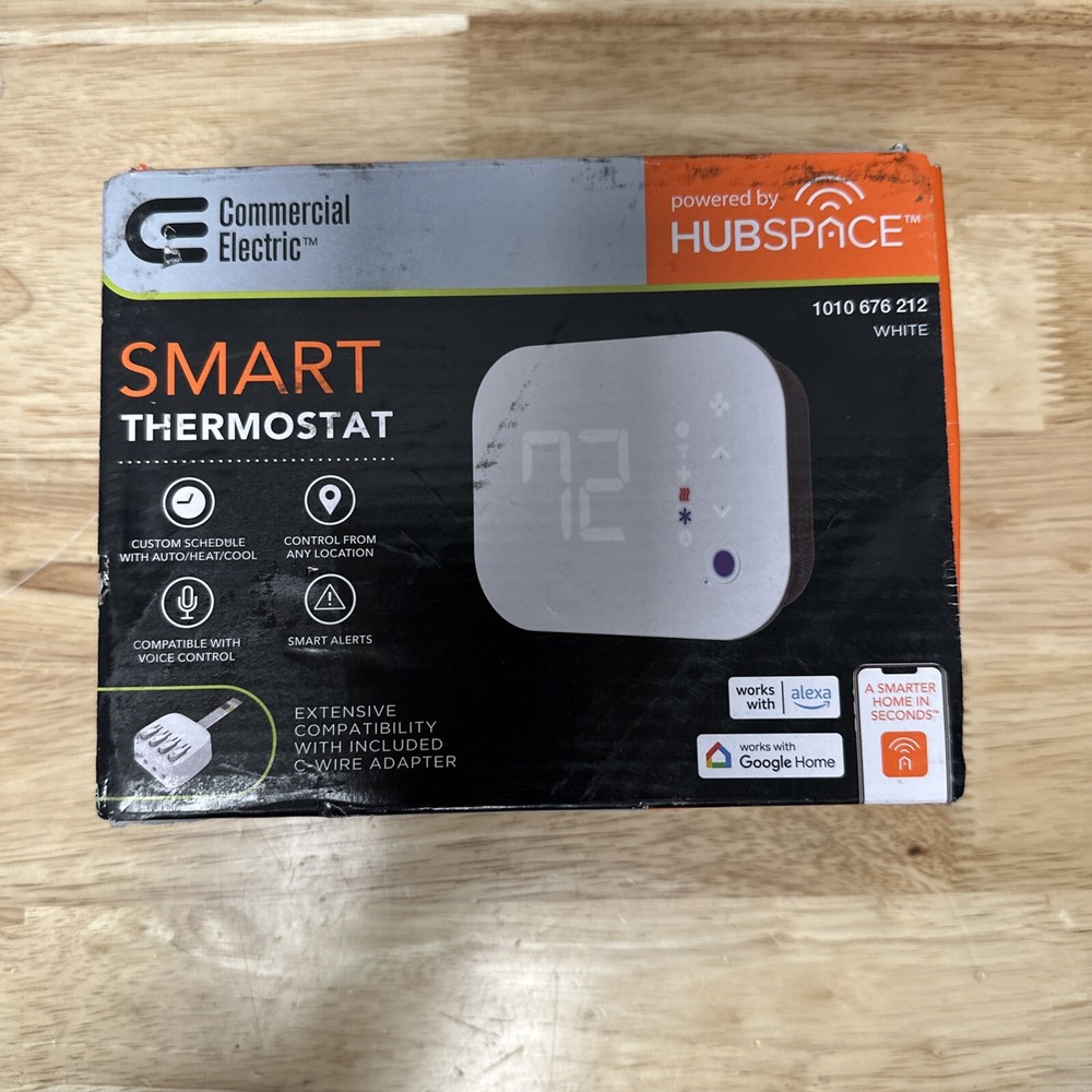 Commercial Electric Wi-Fi and Bluetooth Enabled Smart Programmable Thermostat