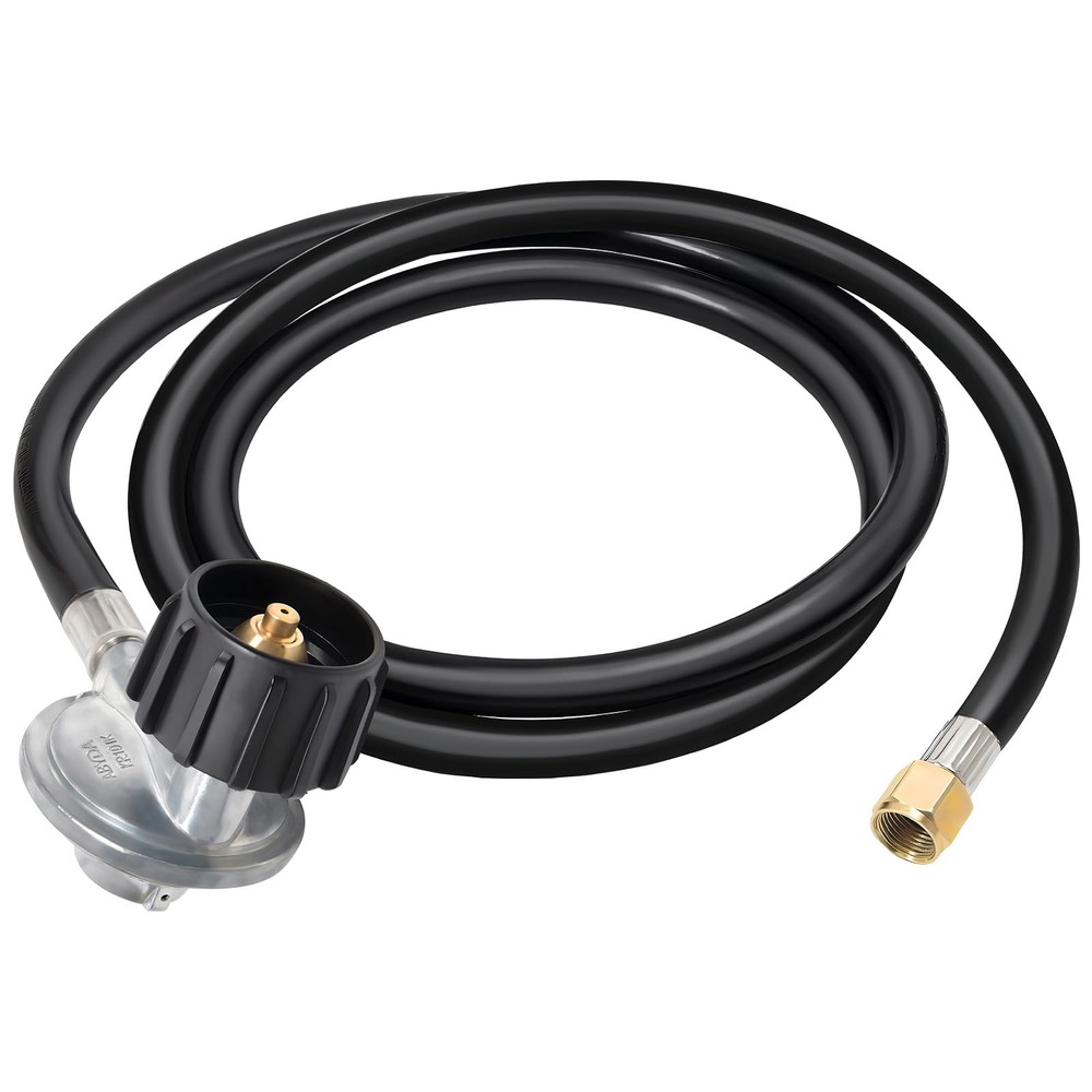 4FT Propane Regulator and Adapter Hose, Universal Gas Grill Regulator Replace...