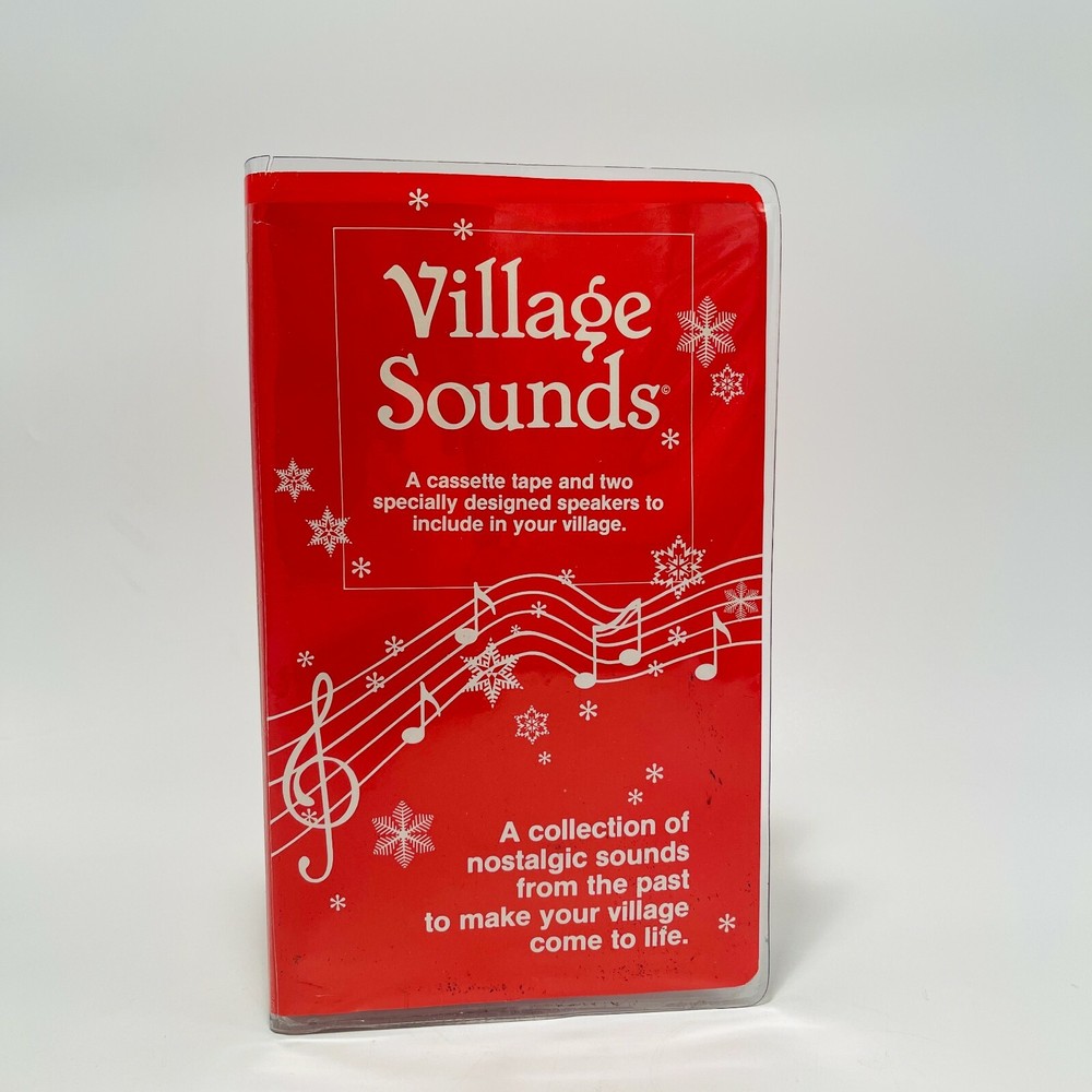 Christmas Department 56 Village Sounds Cassette with Snowdrift Speakers 5524-7