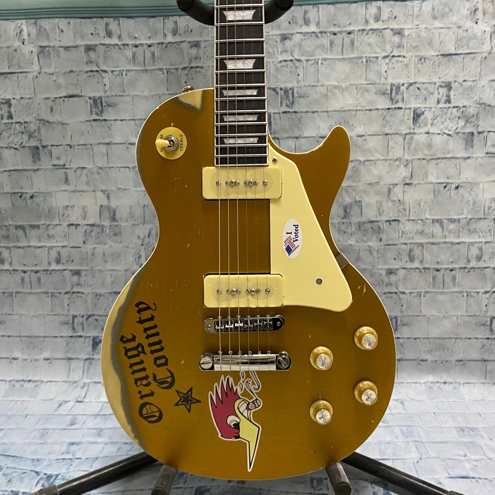 US WAREHOUSE Mike Ness 1976 Deluxe electric guitar Aged Gold Relics by hands Y