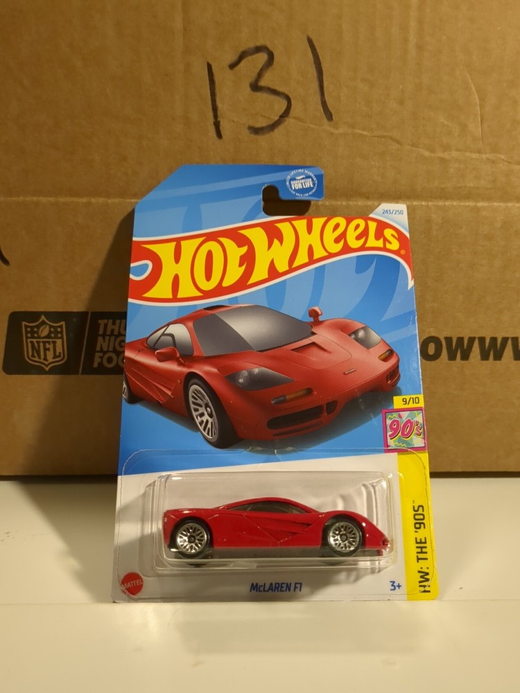 Hot Wheels 2024 Mainline Q Case HW The '90s McLaren F1 Red #243