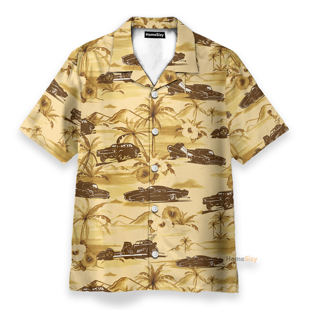 Dirt Track Racing Mens Buttons Up Shirts   Hawaiian Shirt Beach Shorts
