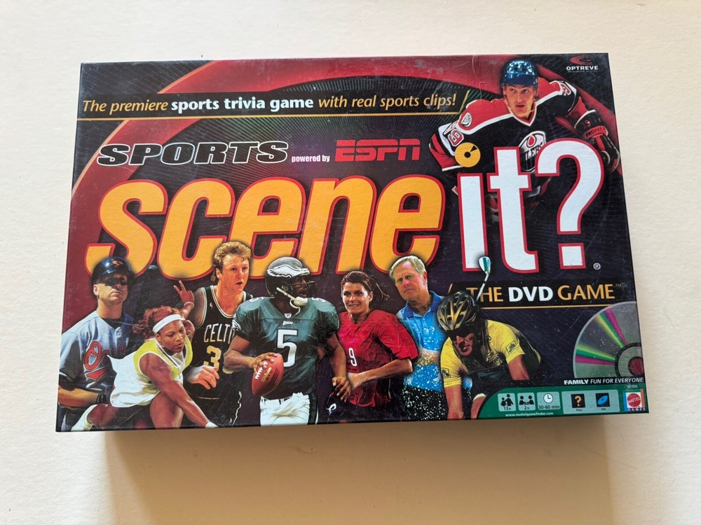 NEW Factory Sealed Scene it? ESPN Sports - Sports Trivia Game  - The DVD Game