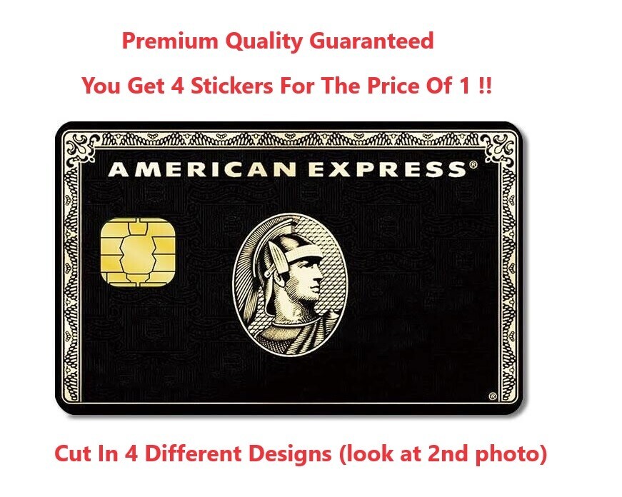 Credit Card Skin Sticker Cover Decal Sticker Premium 3M Wrap Skin 4 in 1-image