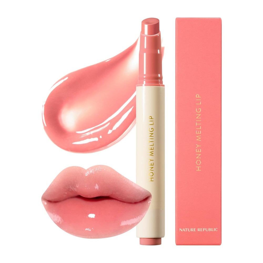 Best Republic Honey Melting Lipstick 02 Fig Soft Stick - Hydrating Glossy Moisturizing Lip Balm